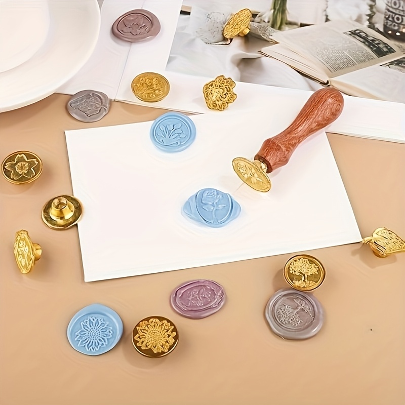 Ensemble de 21 tampons à cire  - Wax Seal Stamp Set avis et prix