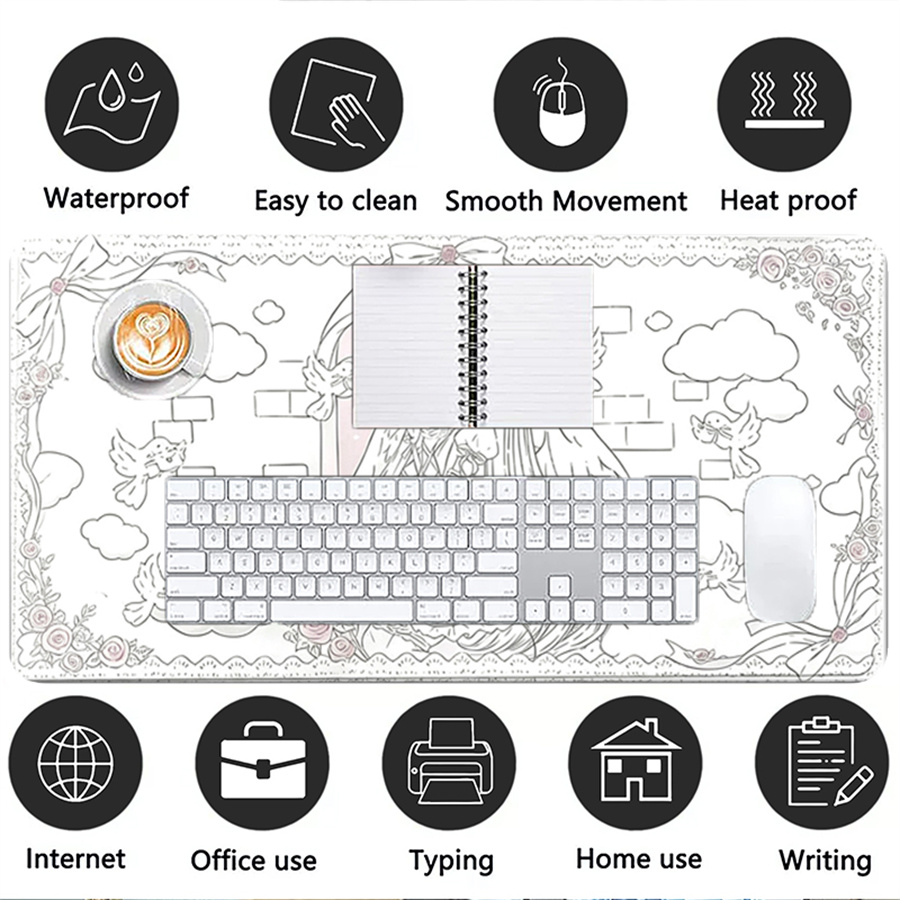 Tapis de souris en cuir, tapis - Leather Desk Pad avis et prix